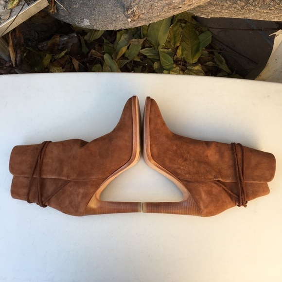 JOIE Chap Suede Boots Tassels Fringe - Picture 6 of 7